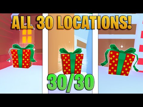 ALL 30 PRESENTS LOCATIONS in Pet Simulator 99!! 🎁