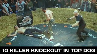 10 KILLER KNOCKOUTS IN TOP DOG / The Craziest Moments HD 2024