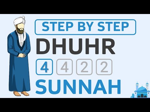 Learn to Pray Zohar Salah Perfectly: Step by Step  4 Rakat Sunnah - Man Hanafi Method - Dhuhr Namaz