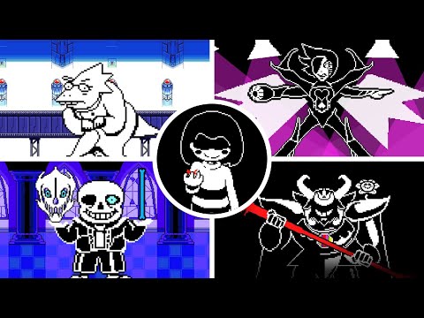 【undertaleAU】「alphys NEO」「Mettaton NEOVer2.0」「HardmodeSans」「Genocide Asgore」「Chara FIGHT」【日本語和訳】