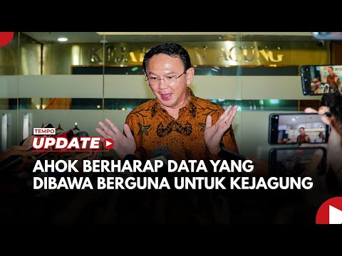 Ahok Kaget Data yang Dimiliki Kejagung soal Korupsi Pertamina Lebih Banyak