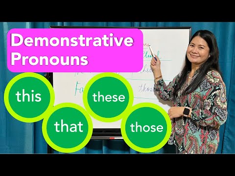 Mini lesson series: Demonstrative pronouns (this, these, that, those)