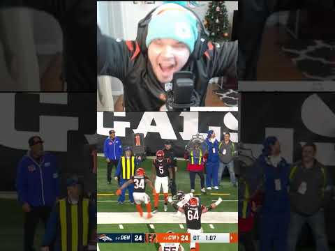 @tylertntt ‘s reaction to Tee Higgins Game-Winning TD