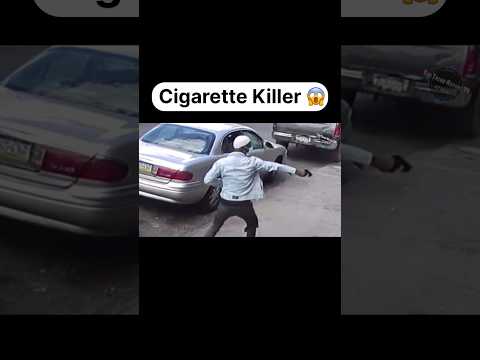 Suspect buys cigarettes right before murdering someone 😨 #crime #philly #murder #cam #police ￼