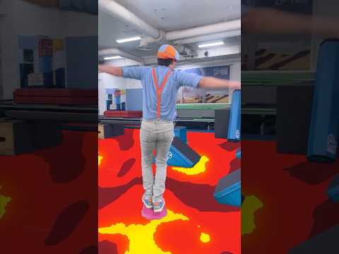 Blippi's BEST Floor is Lava Trick Shots and Jumps! #blippi #shorts