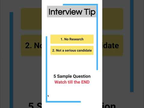 Top 5 Questions to ask at the End of an Interview | Career Interview Tips @CareerVidz