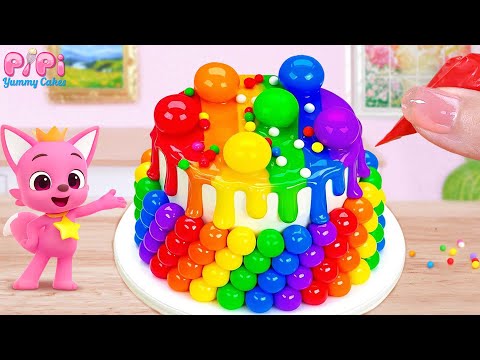 Delightful Rainbow Pop It Cake💕How To Make Miniature Rainbow Chocolate Cake Ideas🌈Pipi Yummy Cake