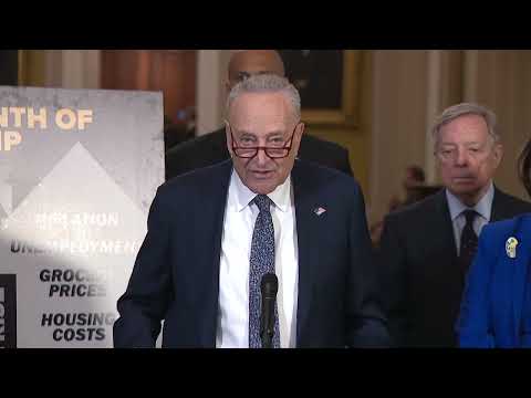 Before Trump speech, Schumer, Democrats say POTUS has 'nothing to brag about' in address to Congress