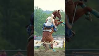 Quarter Horse control while barrel racing by beautiful lady #viralvideo #shorts #quarterhorses