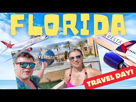 FLORIDA TRAVEL DAY ! WE SAVE THOUSANDS FLYING INDIRECT TO ORLANDO