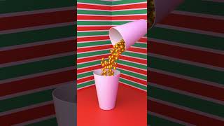 Into The Honeycomb Jingle Bells Drop #jinglebells #christmas #satisfying #3danimation #knightcube