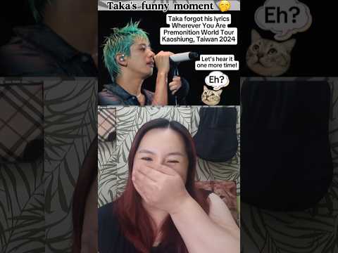 Taka forgot his lyrics Wherever You Are Kaoshiung, Taiwan 2024 #oneokrock #taka #shorts #trending