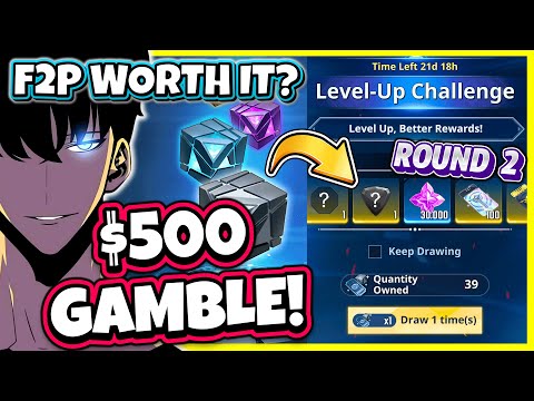 DID WE LOSE $500? BIG WIN OR HUGE LOSS?! F2P / P2W REVIEW! EPIC PULLS! [Solo Leveling: Arise]