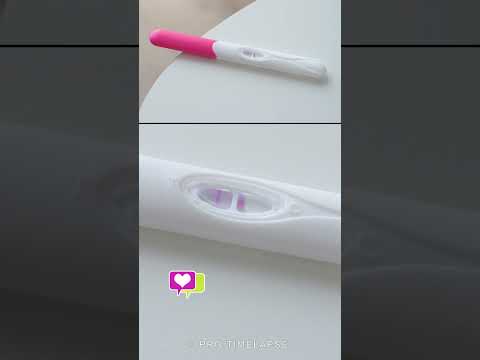 PREGNANCY TEST line progression #shorts  #timelapse #protimelapse