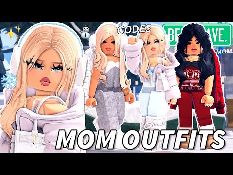 MOM WINTER SKIING OUTFITS & CHRISTMAS CODES Tutorial For Berry Avenue!