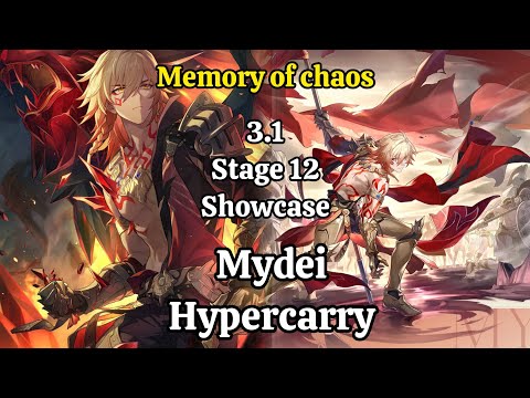 E0S0 Mydei Hypercarry Both Sides Of Memory of chaos stage 12 Showcase / Honkai star rail