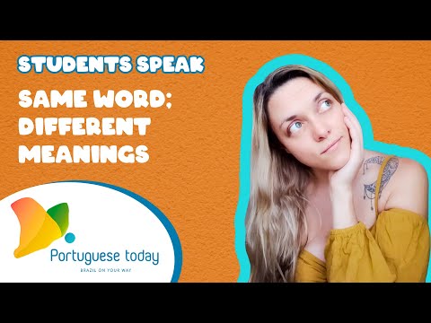 Students Speak: Brittany | Same Words Different Meanings | Portuguese Today