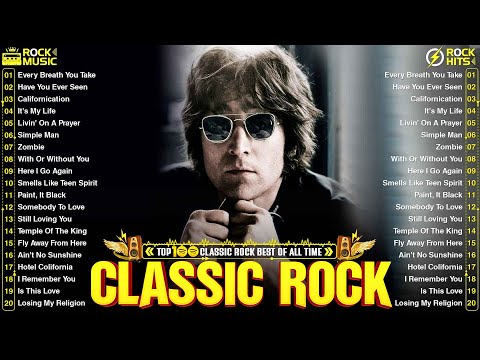 Bon Jovi, Metallica, Queen, Nirvana, Pink Floyd, Acdc, Guns N Roses 🔊 Classic Rock Playlist