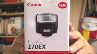 Canon Speedlite 270EX キヤノン 最安スピードライト（ストロボ フラッシュ）270EX