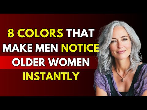 8 Colors That Make Men NOTICE Older Women Instantly | Psychology Amazing Facts