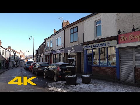 Biddulph Walk: Town Centre【4K】