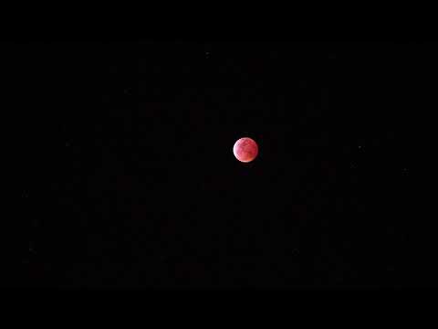 8 Hours - Red Moon Total Lunar Eclipse & Relaxing Music - SLEEP,  ASMR, SCREENSAVER | Great Escapes