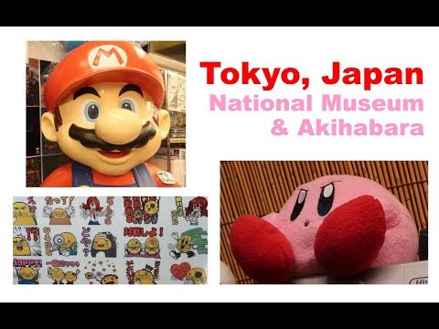 Tokyo, Japan - National Museum & Akihabara