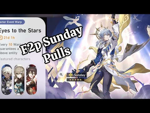 He Made me go broke f2p sunday pulls / Honkai star rail