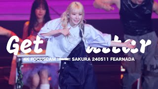 【4K】Get A Guitar【240511 FAN MEETING FEARNADA】 | LE SSERAFIM SAKURA FOCUSCAM/사쿠라 직캠