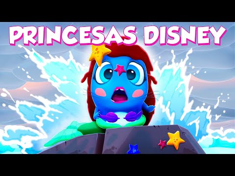 ❄️ Navidades de Princesas Disney 🐠 FROZEN 🌟 Canción Oficial de Los Moonies en Español