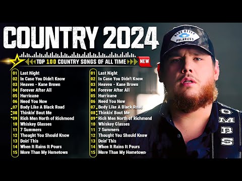 Country Music Playlist 2024 🌟 Luke Combs, Chris Stapleton, Morgan Wallen, Kane Brown, Jason Aldean