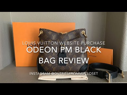 Louis Vuitton Monogram NEW 2020 Odeon PM Black: Website Purchase Unboxing Bag Review Mod Shots