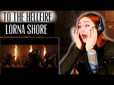 VOICE COACH REACTS | Lorna Shore... TO THE HELL FIRE | demonic pig vacuum meet demonic bathtub...