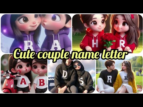 cute couple name letter ❤️ lovers name letter ❤️ trading video#dpz#couple#newvideo #newsdp #tranding