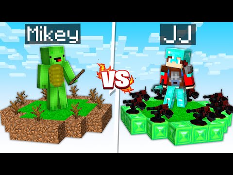 JJ In ULTRA CIRCLE Vs Mikey In NOOB CIRCLE In Minecraft - Maizen