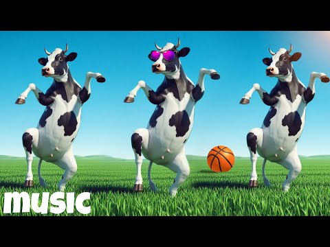 FUNNY COW DANCE 13│Cow Song & Cow Videos 2024 | Cow dance mix | funny dancing cow | gay