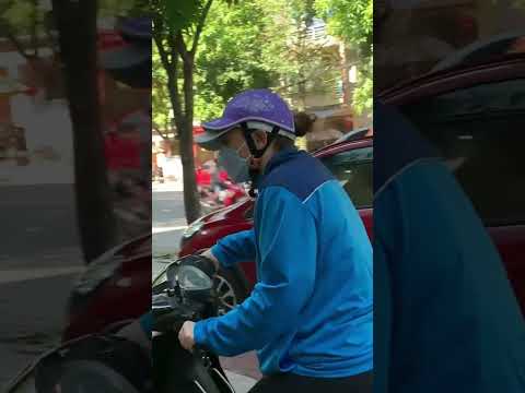 I Almost Died!! JK Learning To Ride A Scooter In Vietnam #shorts #amwf