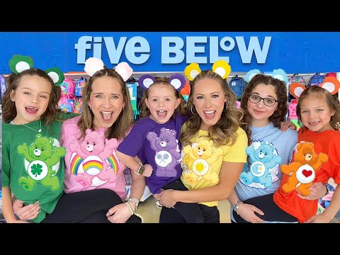 CAREBEARS SHOPPING CHALLENGE AT FIVE BELOW 🌈🧸 ​⁠#shopping #challenge #cute #funny #toys #shop