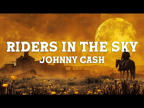 Johnny Cash - Ghost Riders in the sky (Lyrics)