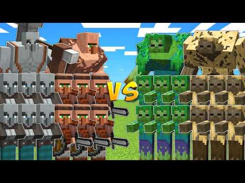 VILLAGERS & PILLAGERS vs JUNGLE & DESERT ARMY