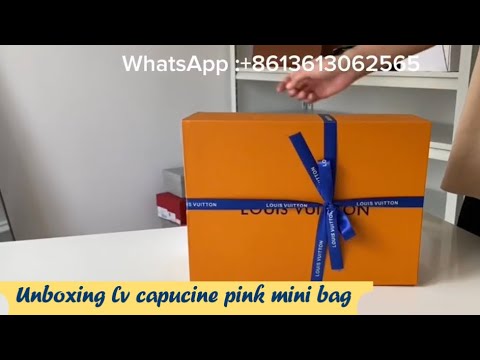 UNBOXING LV CAPUCINE MINI BAG|Qxluxurybag