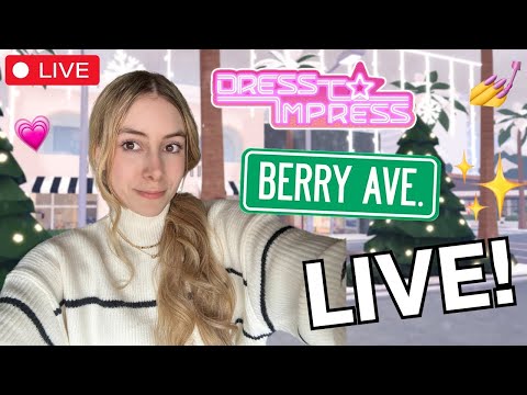 🔴 LIVE!! PLAYING BERRY AVENUE, DRESS TO IMPRESS, ROBLOX GAMES & MORE W/VIEWERS!!