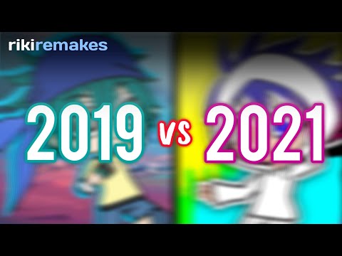 BACKWARDS CURSE WORDS - 2019 vs. 2021 | Gacha Club Remake