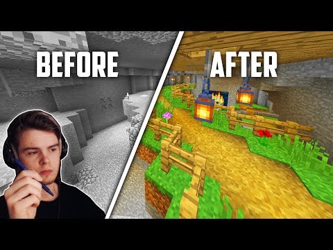 13 minutes and 5 seconds of professional minecraft building