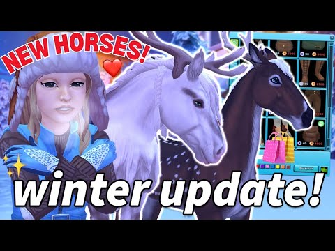 *NEW* WINTER MAGICAL HORSES & WINTER VILLAGE RELEASED!! STAR STABLE UPDATE!!