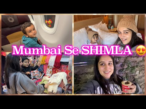 Shimla aa Gaye 😍| | Ruhaan meri baat nahi maanta 😔| Aate hi ki Ruhaan ke liye shopping 😜