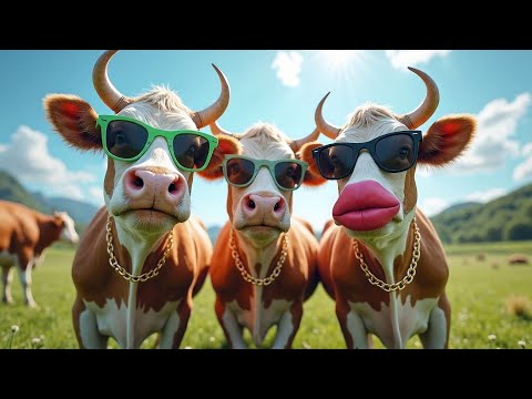 FUNNY COW DANCE 🤣🐮| COW SONG _ COW VIDEOS | DANCING COW | ANIMAL SOUND