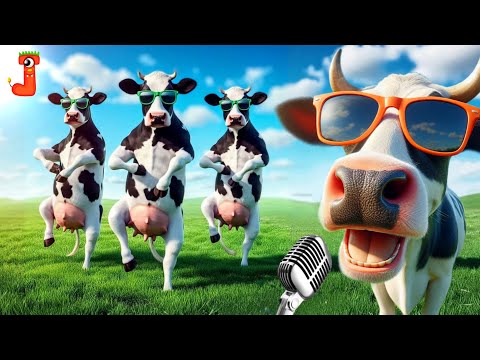 FUNNY COW DANCE 38│Cow Song & Cow Videos 2024 | Cow dance mix | funny dancing cow | gay | amba | moo