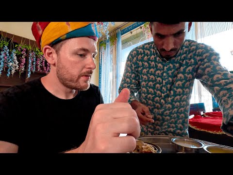 American tries Rajasthani Food for the First Time 🇮🇳 (India)