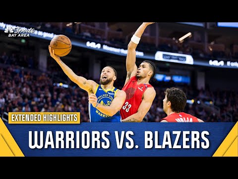 Warriors vs. Trail Blazers highlights: Top plays in Golden State's 130-120 win | NBC Sports Bay Area